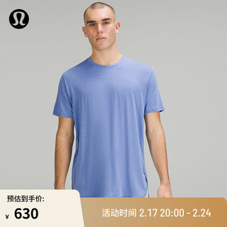 lululemon 丨Balancer 男士短袖 T 恤 *瑜伽 LM3DN2S 杂色野靛蓝 XL