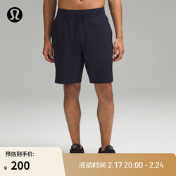 lululemon 丨T.H.E. 男士运动短裤 9" *无内衬 透气 LM7AGCS 海军蓝混色 S/6