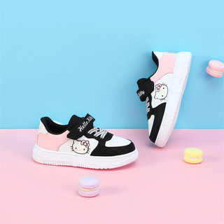 88VIP：Hello Kitty HelloKitty童鞋女童板鞋2023春秋新款儿童中大童运动鞋小学生潮鞋