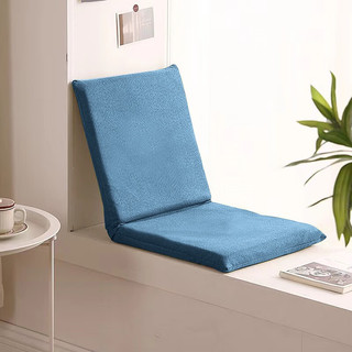 裕邻 懒人沙发椅家用坐垫靠背可折叠客厅腰靠椅折叠椅飘窗椅YL203 北欧蓝