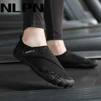 NLPN室内运动鞋男女鞋跳操软底瑜伽鞋深蹲跳绳训练鞋跑步机鞋 968黑色 43