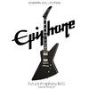 epiphone预言Extura Prophecy BAG哑光黑色现代款摇滚金属重型易普锋 Extura Prophecy BAG黑色