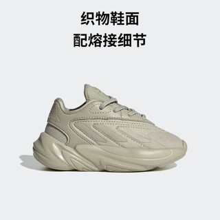 adidas OZELIA EL I经典运动复古老爹鞋男婴童阿迪达斯官方三叶草 灰白