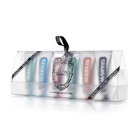 MARVIS 玛尔仕 新款 marvis玛尔仕牙膏意大利牙膏旅行套装便携礼盒装25ml*6 支亮白薄荷(效期至24年5月)