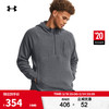 安德玛 UNDERARMOUR）秋冬Micro男子抓绒连帽训练运动卫衣1378981 灰色012 L