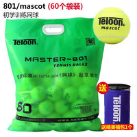 天龙网球训练球初学专业比赛网球品 801初学一袋（60个）