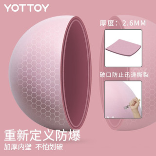 yottoy瑜伽球加厚防爆球瑜伽儿童分娩女平衡瑜珈球 意念紫 65CM(身高160CM-165CM)