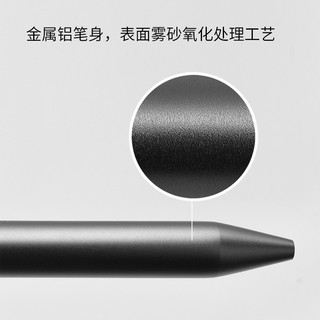 KACO 文采 GREEN 金属中性笔旋转出芯商务签字笔0.5mm子弹头黑色水笔 枪灰色1支/盒K1044