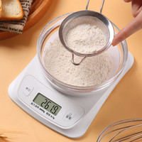 拜杰厨房秤家用电子秤厨房克秤迷你食物称6kg/0.1g烘焙电子秤蓄电款秤 烘焙秤6kg/0.1g