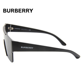 BURBERRY巴宝莉太阳镜博柏利男女款墨镜镜框眼镜新年4291 3464/87 黑色镜框+黑色镜片