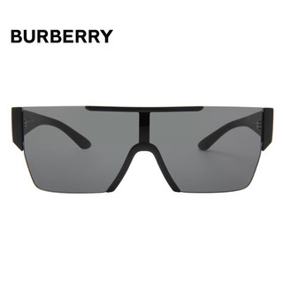 BURBERRY巴宝莉太阳镜博柏利男女款墨镜镜框眼镜新年4291 3464/87 黑色镜框+黑色镜片