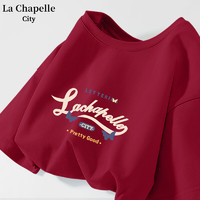 La Chapelle City 拉夏贝尔 纯棉衣服短袖t恤 多色可选-city蝴蝶 全码通用