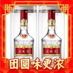 WULIANGYE 五粮液 52°第八代五粮液 普五  双支装  浓香型 高度白酒500ml*2