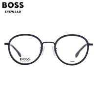 HUGO BOSS 吴尊同款HUGO BOSS男士眼镜架时尚圆框商务镜框可配近视镜片1288