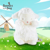 海湾兔Bunnies By The Bay毛绒玩具玩偶公仔娃娃女抱枕送男生女生白色小羊玩偶 白色小羊公仔