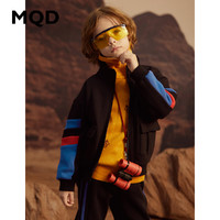 MQD 马骑顿 男童套装加绒加厚2019新款冬装中大童韩版潮装儿童保暖两件套