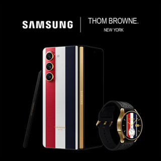 SAMSUNG 三星 Galaxy Z Fold5 Thom Browne限量版 5G折叠手机 12GB+512GB
