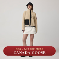 加拿大鹅（Canada Goose）【】Simcoe女士羊羔绒拉链夹克 1101W 961 迷雾灰 XS