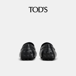 TOD'S【肖战同款】2024春夏TIMELESS大T扣豆豆鞋一脚蹬 黑色 38 脚长26cm