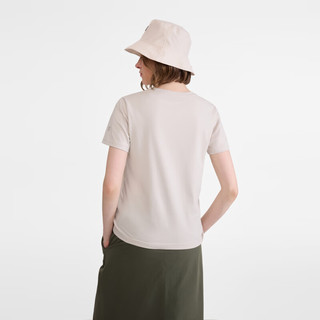 AIGLE艾高短袖T恤2024年春夏DFT速干吸湿排汗SILVADUR抗菌女 貂杏色 AT495 XL(175/96A)