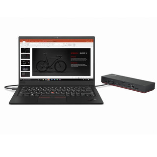 联想（Lenovo）ThinkPad 雷电4 笔记本工作站扩展器支持8K@30HZ显示 135W USB-C接口 40B00135CN