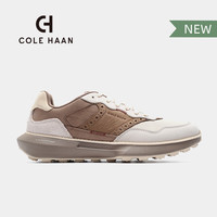 colehaan/歌涵 男鞋休闲鞋 24年春季皮革户外运动跑步鞋男C38040 米色/咖色-C38040 40