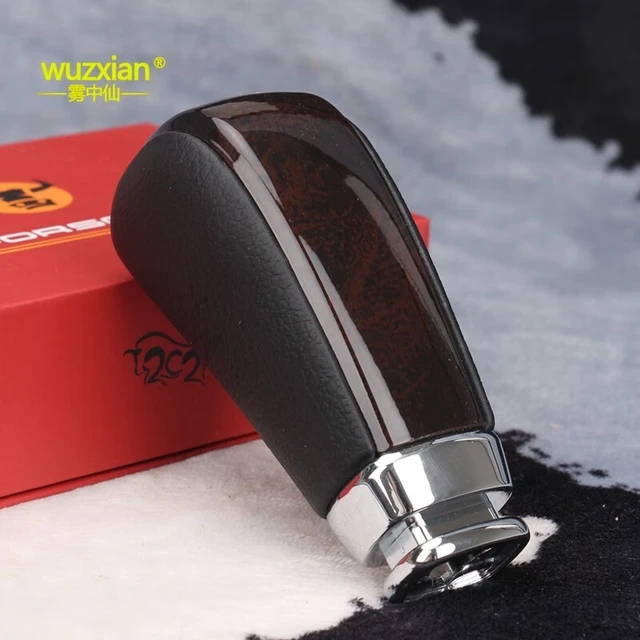 雾中仙（wuzxian）适配丰田普拉多档把头霸道排档头10-16款木纹色换挡手球 10-16款普拉多-黑胡桃色