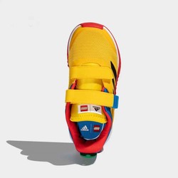 adidas 阿迪达斯 新年红乐高积木联名魔术贴运动学步鞋魔术贴童鞋