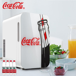 Coca-Cola 可口可乐 车载冰箱车家两用便携小冰箱迷你宿舍12V冷暖箱化妆品