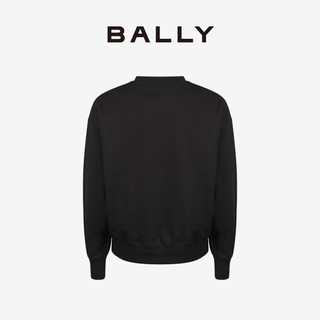 BALLY/巴利【】男士春夏黑色棉质针织衫6306688 黑色 M