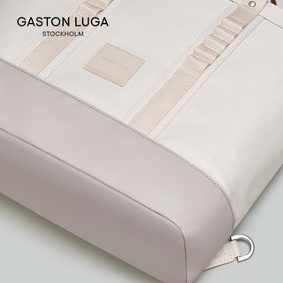 GASTON LUGA背包旅行包女大容量双肩包男旅游行李包多功能电脑包手提斜跨双肩 浅灰褐