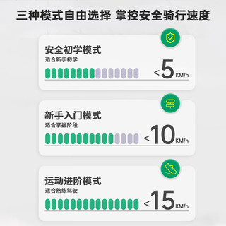 CHIC 骑客 电动平衡车儿童6-12岁成人两轮智能体感车代步平衡车 ES11渐变绿