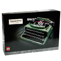 LEGO 乐高 积木21327积木玩具打字机1盒成人乐高收藏版拼接玩具