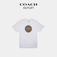 COACH 蔻驰 奥莱经典标志T恤男女同款