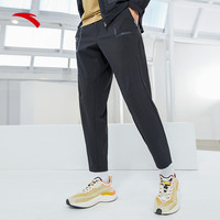 ANTA安踏运动长裤男裤2024春季梭织休闲快干直筒百搭九分裤子奥特莱斯