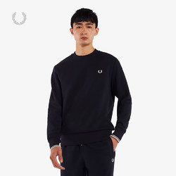 FRED PERRY 佛莱德·派瑞 男士卫衣春季休闲运动宽松套头麦穗刺绣上衣M7535