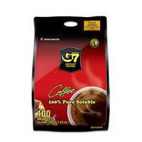g 7 coffee 越南进口G7咖啡美式无糖配方100杯袋装