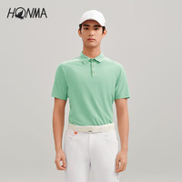 HONMA【高端高尔夫】HONMA专业短袖polo衫2024春季吸湿排汗HMKC707R704 浅绿 S