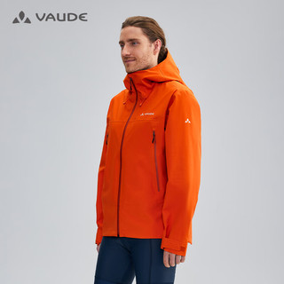 巍德（VAUDE）户外运动CEPLEX防风防雨骑行登山徒步3L软壳冲锋衣男女款 VAUDE橙 XL