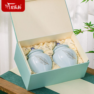 谷徽韵茶叶2023新茶太平猴魁特级茶叶礼盒300g安徽绿茶年货节