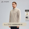 巍德（VAUDE）软壳衣男士户外防泼水p棉马甲内胆三合一外套VG2410107 浮岩灰 XL