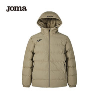 JOMA 荷马短款棉服夹克秋冬季男士保暖防风开衫夹克保暖运动外套 橄榄绿 L