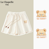La Chapelle City 拉夏贝尔  黑色休闲短裤女（多色可选）