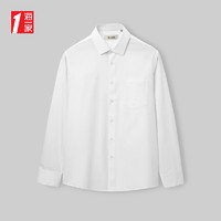 海一家商务正装长衬2024春季日常可穿中年男士长袖衬衫 漂白斜纹12 175/92A