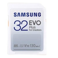 SAMSUNG 三星 EVO Plus系列 SD存储卡 32GB（UHS-I、V10、U1、A1）