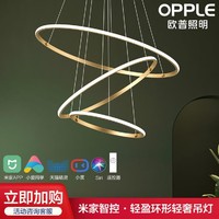 OPPLE 欧普照明 2021年新款轻奢客厅卧室餐厅吊灯浪漫星环北欧吊灯DD