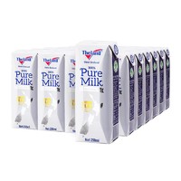 88VIP：Theland 纽仕兰 4.0g蛋白质全脂纯牛奶250ml*24盒高钙早餐奶