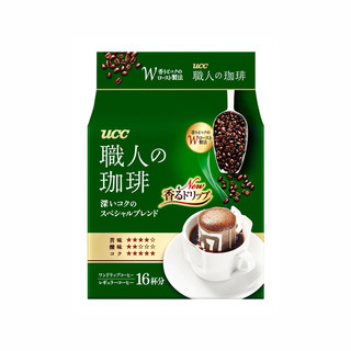 88VIP：UCC 悠诗诗 日本进口UCC悠诗诗职人挂耳咖啡粉深厚浓郁7g×16袋办公提神搭档