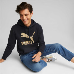 puma彪马男子生活系列针织卫衣53767801黑色01亚洲码l180100a