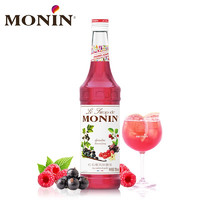 MONIN 莫林 红石榴风味糖浆玻璃瓶装700ml咖啡鸡尾酒果汁饮料